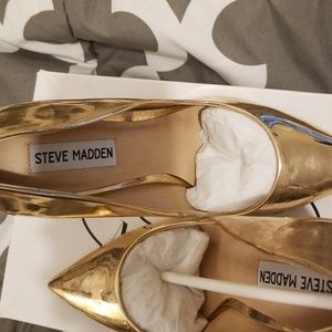 Steve Madden Daisie Rose Gold Heels